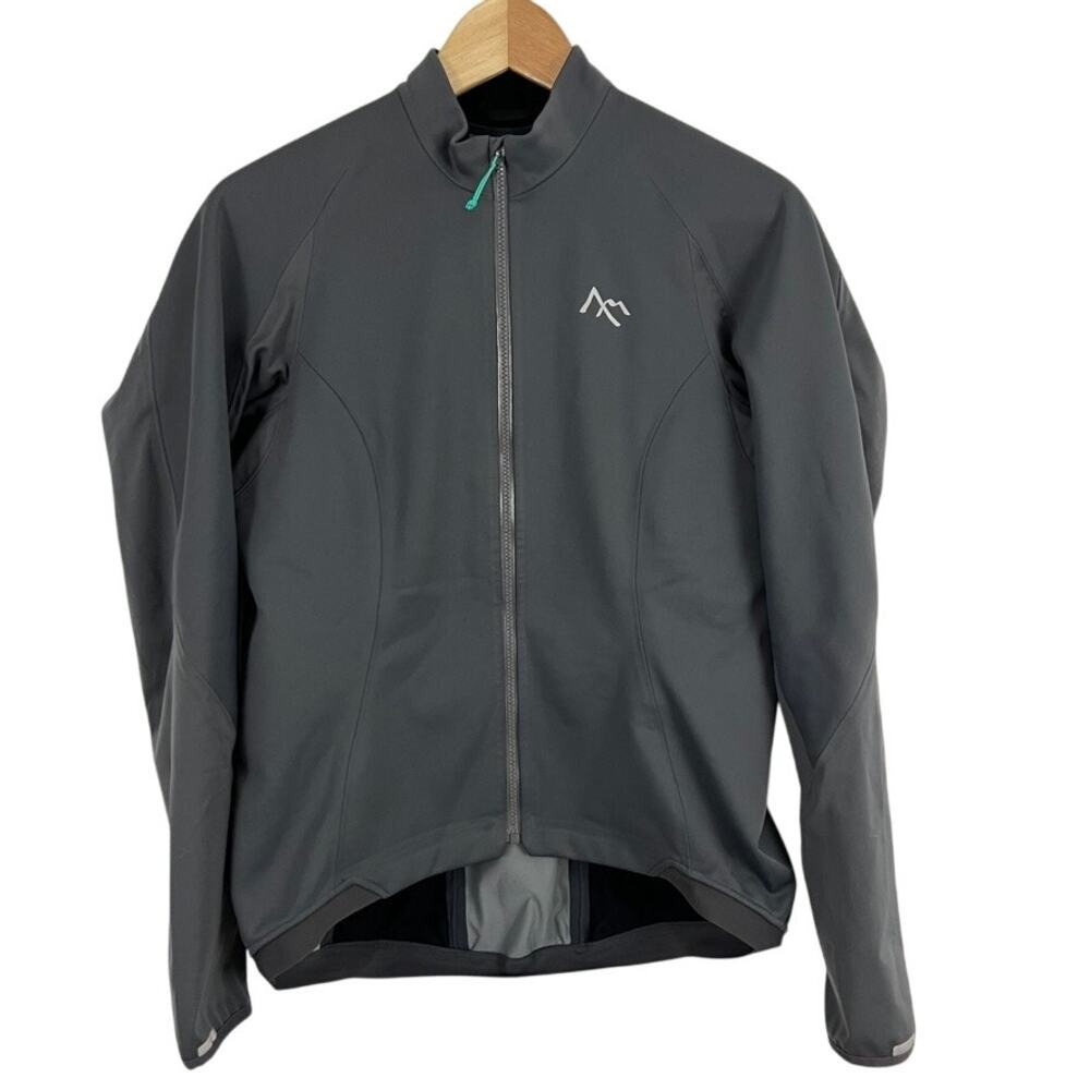7meshinc Windstopper Jacket Gray Cycling Full Zip Women Size Medium